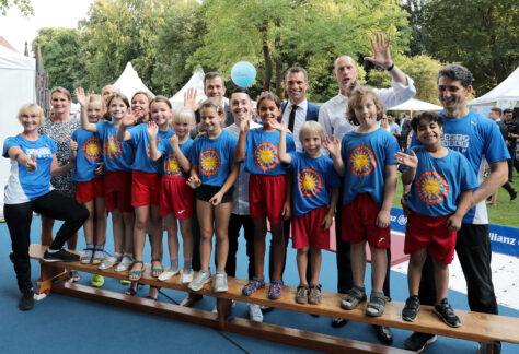 Die SPORTKINDER beim Bürgerfest des Bundespräsidenten am 30.8.2019