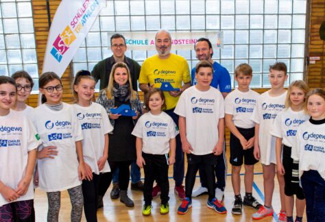 Auftakt der Triathlon AGs in Neukölln am 17.2.2020, Grundschule am Sandsteinweg (Foto: Cathrin Bach)