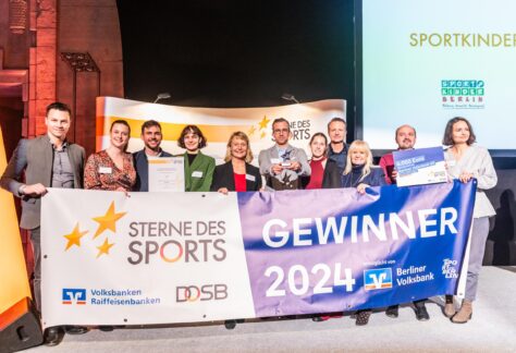 1. Platz beim Wettbewerb \"Sterne des Sports\" (Fotocredit: Berliner Volksbank/Marcel Schwickerath)