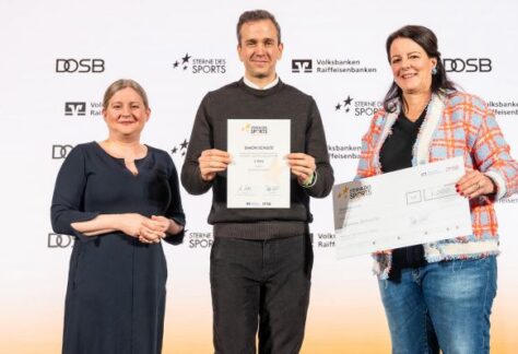 20.01.2025 - DZ Bank Berlin / 2. Platz beim Publikumspreis der \"Sterne des Sports\" / Quelle: BVR / DOSB