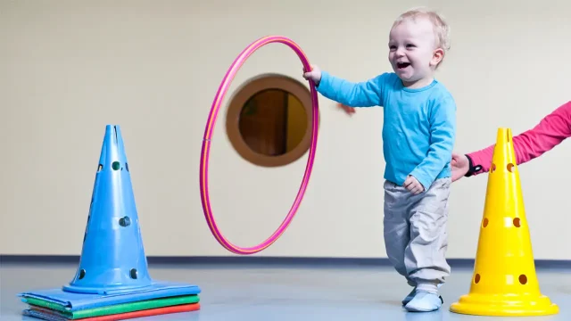 Baby-Winterspielplatz