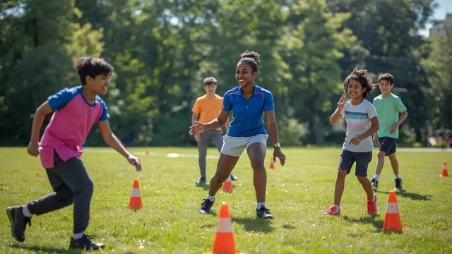 Sport im Park - Bewegungsspiele