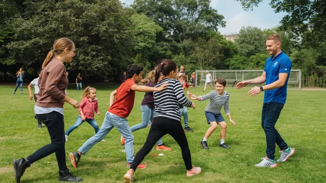 Sport im Park - Spiel und Spaß