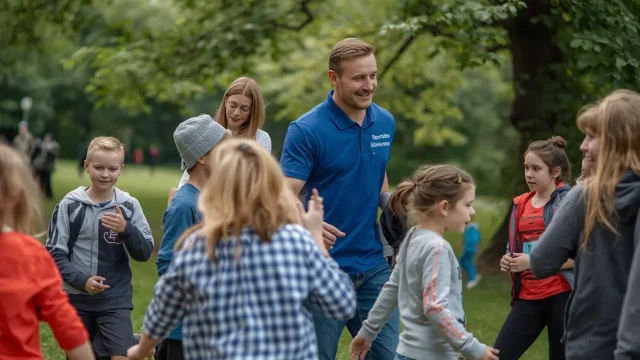 Sport im Park - Bewegung, Bühne, Bälle