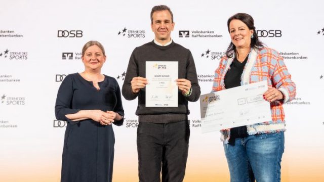 20.01.2025 - DZ Bank Berlin / 2. Platz beim Publikumspreis der \"Sterne des Sports\" / Quelle: BVR / DOSB